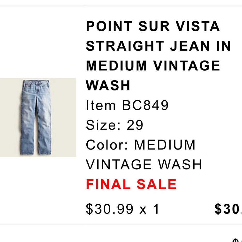 Point Sue High Waisted Jean